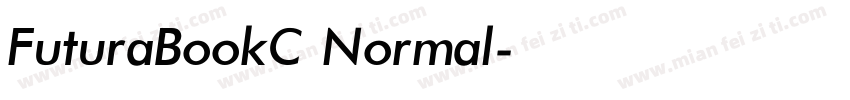 FuturaBookC Normal字体转换